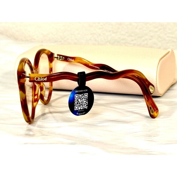 Chloe Havana Cat Eye Women Sunglasses Blue Light Photochromic CH0089S 001 New main image 6